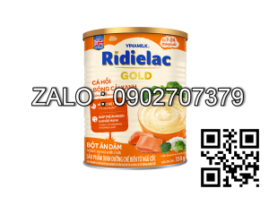 Vinamilk Ridielac Gold Bột ăn dặm Cá Hồi Bông Cải Xanh 350g
