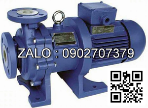 Bơm axit CQB65-50-125F, Lưu lượng: 15 m3/h, Công suất: 2.09 Kw