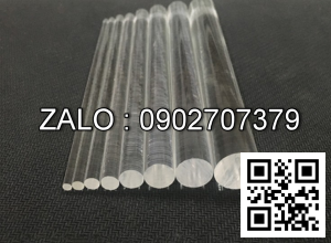 Cây Nhựa Mica Tròn Đặc Ø 10x2000mm