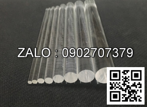 Cây Nhựa Mica Tròn Đặc Ø 50x2000mm