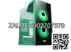 Case VSP V212 Màu Xanh (Hông + Mặt Trước Kính Cường Lực, Fan Đuôi 8cm)