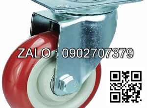 Bánh xe B150 - 2 vòng bi - u đen 70,00 - xoay