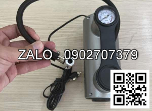 Bơm xe có đồng hồ hiển thị áp suất, dùng điện 12V BXD20