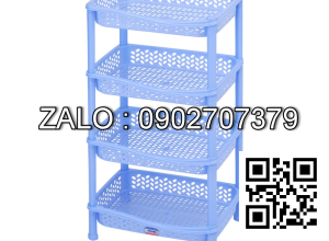 Hoả Tốc Tp.Hcm Kệ Chén Nhựa Duy Tân 4 Tầng Nhỏ ( 40 X 29 X 68Cm) Note Color