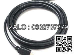 Cable HDMI 3m Dây Tròn Đen