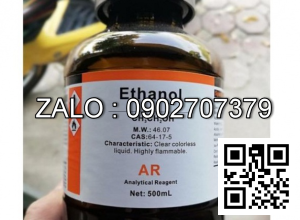 Hóa chất ETHANOL C2H50H 500ML/CHAI