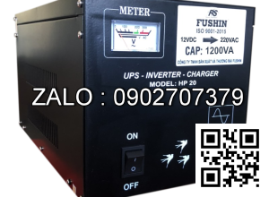 Máy kích điện sin chuẩn 12VDC/220VAC-1000VA - Nhản hiệu : Fushin