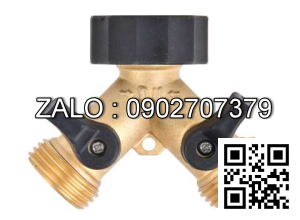 Van thau 3 ngã ren trong ở giữa 2 ren ngoài 2 bên DN10