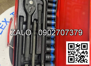 Bộ khẩu, tuýp 1/2 đầu vít và tay vặn 24 chi tiết japan