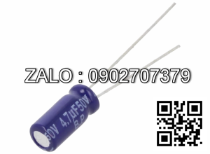 Tụ điện DC 4,7µF. 50VDC