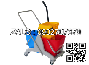 Xe đẩy làm vệ sinh 2 xô DB H50