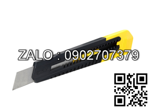 Dao rọc giấy 18mm, màu vàng có bao bì, Stanley, 10-151