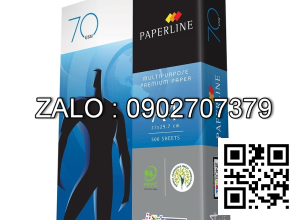 giấy in màu Paper Line A4 500 Tờ xanh
