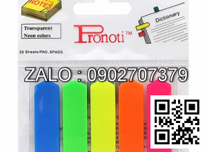 Phân trang nhựa 5 màu Pronoti