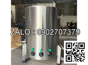 Bồn chứa inox 200 lít AB-01-200 (hàng gia công)