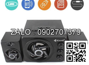 Loa 2.1 Kisonli TM-8000A-Led RGB-Điện AC 220v