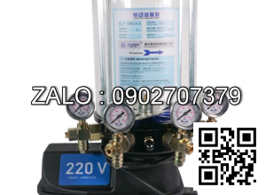 Máy bơm mỡ tự động có 4 đầu ra chạy điện 24V