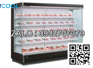 Tủ trưng bày rau củ kính cong KinCool