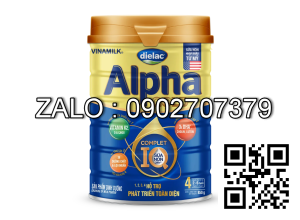 Vinamilk Sửa bột Dielac Alpha Gold IQ 4 900g