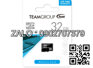 Thẻ Nhớ MicroSD TEAM 32G Class 10 Box