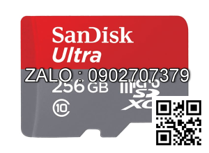 Thẻ Nhớ MicroSD Sandisk 256G 120Mb/S Class 10 Box