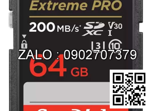 Thẻ Nhớ SD Sandisk 64G - 100Mb/S Class 10 Box