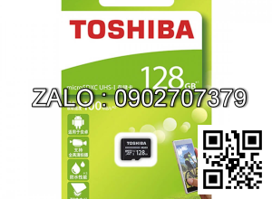 Thẻ Nhớ MicroSD 128G Class 10 Toshiba, Box Xanh 100mb/S