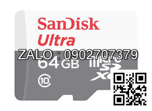 Thẻ Nhớ MicroSD Sandisk 64G - 100Mb/S Class 10 Box Chính Hãng FPT