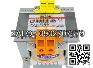 Biến áp 220V ra 24V 150VA (6A) - Nhản hiệu : Fushin