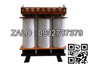 Biến áp tự ngẫu 3P trần 380V/660V-690V 100KVA - Dây Đồng - Nhản hiệu : Fushin