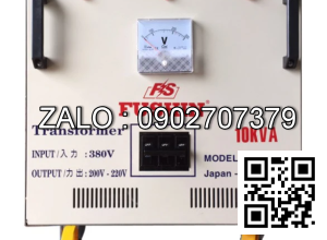 Biến áp 3P 380V ra 1P 220V-10KVA - Nhản hiệu : Fushin