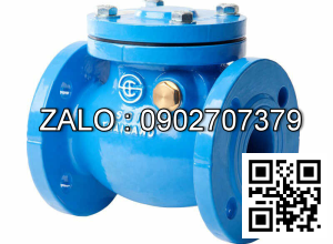 Van 1 chiều dạng 1 cánh lật DN125