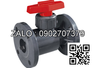 Van bi uPVC mặt bích 2 ngã DN33