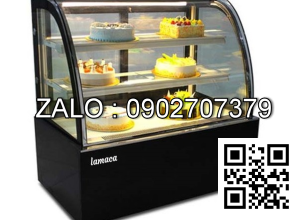 TỦ TRƯNG BÀY BÁNH KEM KÍNH CONG SGF-580