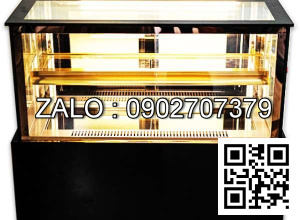TỦ TRƯNG BÀY BÁNH KEM ĐỂ BÀN KÍNH VUÔNG TLZ- 90