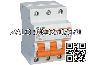 MCB 3P 16A 6kA SC68N/C3016 Sino