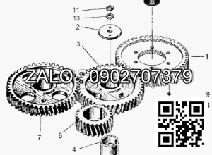 33334-23000-71 FORWARD GEAR 45T*22T 5F 2.5T