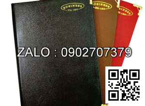 Sổ Classic Hải tiến C6- 160 -Bìa giả da xanh