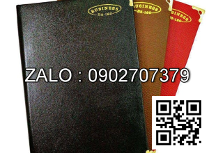 Sổ Classic Hải tiến C6- 240 -Bìa giả da Đen