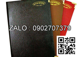 Sổ Classic Hải tiến C8- 160 -Bìa giả da xanh