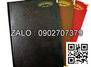 Sổ Classic Hải tiến C8- 240 -Bìa giả da xanh