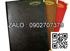 Sổ Classic Hải tiến CA4- 160 -Bìa giả da Đen