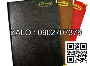 Sổ Classic Hải tiến CA4- 240 -Bìa giả da Đen