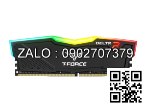 DDR 4—16G/3200 – Team T-Force Delta Black RGB Chính Hãng