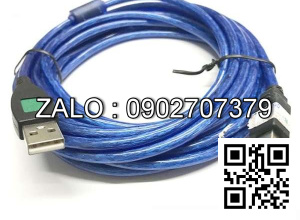 Cable Usb Máy In 3m Chống Nhiễu Màu Xanh