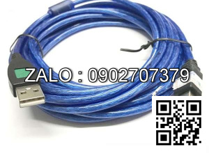 Cable Usb Máy In 5m Chống Nhiễu Màu Xanh