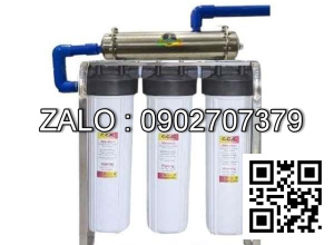 Bộ Lọc Tổng 3 Cấp CCK Đài Loan + UF 100L - Máy Lọc Nước