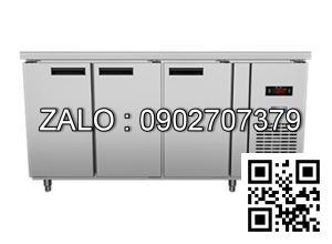 BÀN MÁT INOX SALAD 3 CÁNH FURNOTEL 370 LÍT FRSWB-1307B