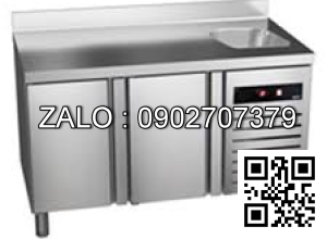 BÀN MÁT INOX SALAD ASBER 120 LÍT GTS-100 SP