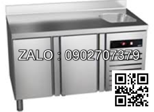 BÀN MÁT INOX SALAD ASBER GVL-200